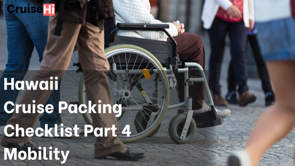 BEST DISABILITY/MOBILITY CRUISE VACATION PACKING CHECKLIST