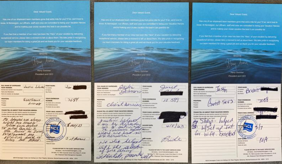 Cruise award Vacation Hero Guest Reviews 7