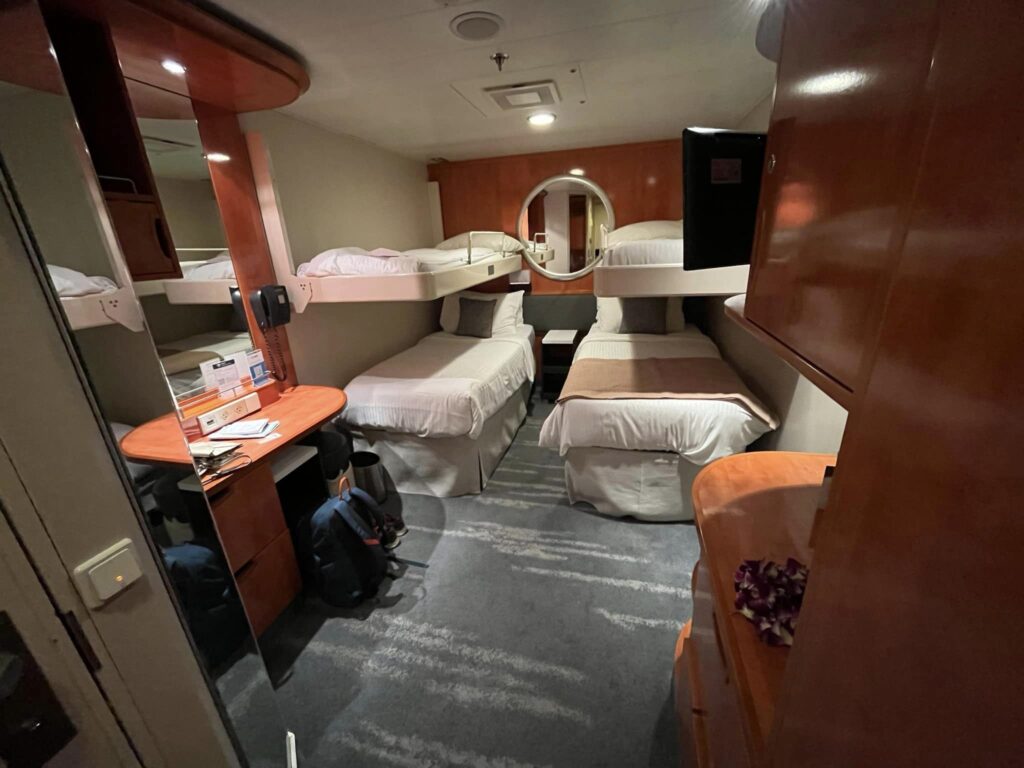 4-Person Inside Cabin - Pride of America Cruise Ship