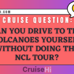 Can you drive to the volcanoes yourself without doing the NCL tour?