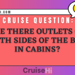 Are there outlets on both sides of the bed in cabins?