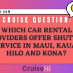 Which car rental providers offer shuttle service in Maui, Kauai, Hilo, and Kona?