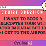 I want to book a helicopter tour with Viator in Kauai but how do I get to the airport?