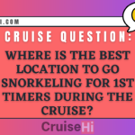 Where is the best location to go snorkeling for 1st timers during the cruise?